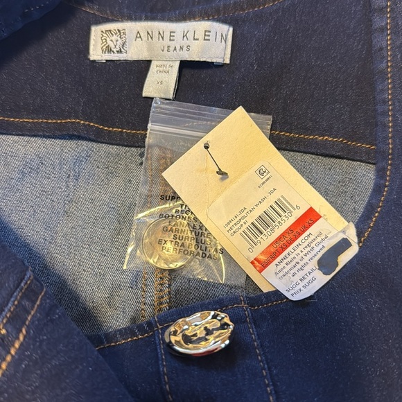 NWT Anne Klein Denim Sleeveless Midi Dress - Picture 4 of 4